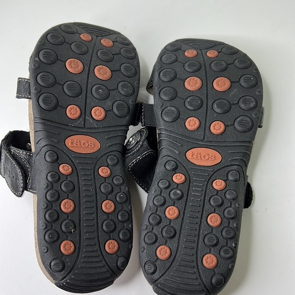 taos Black leather slide sandal - Picture 7 of 8